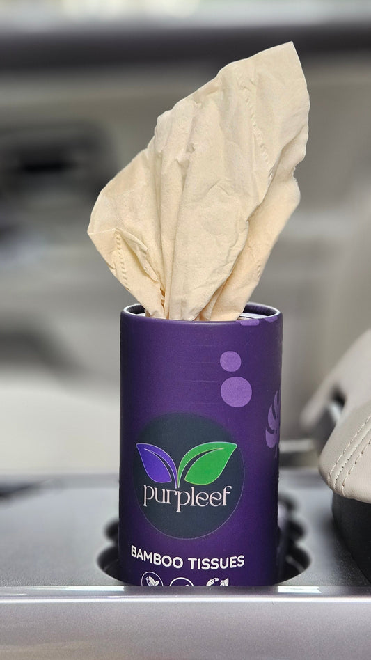 Bamboo Facial Tissues by Purpleef | TrueFiber