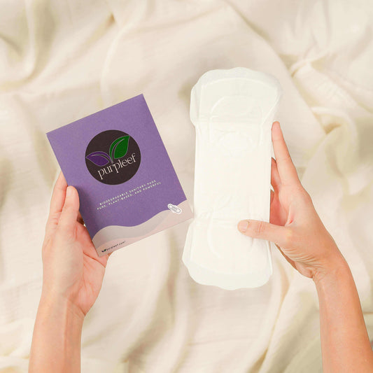 Bamboo & Corn Fiber Sanitary Pads by Purpleef