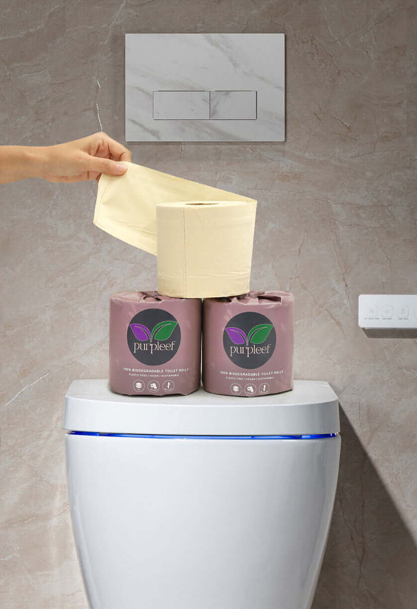 100% Biodegradable toilet rolls by purpleef