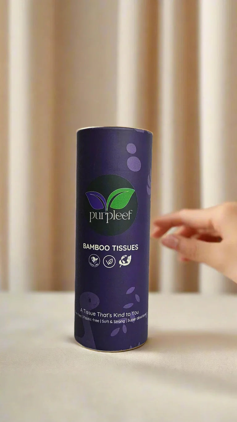 Bamboo Facial Tissues by Purpleef | TrueFiber
