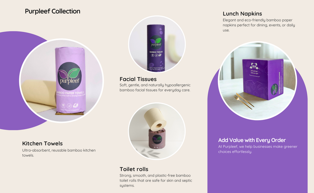 B2B Sample Pack (1 - Toilet roll, Kitchen towel, Napkin box, Tissue box)