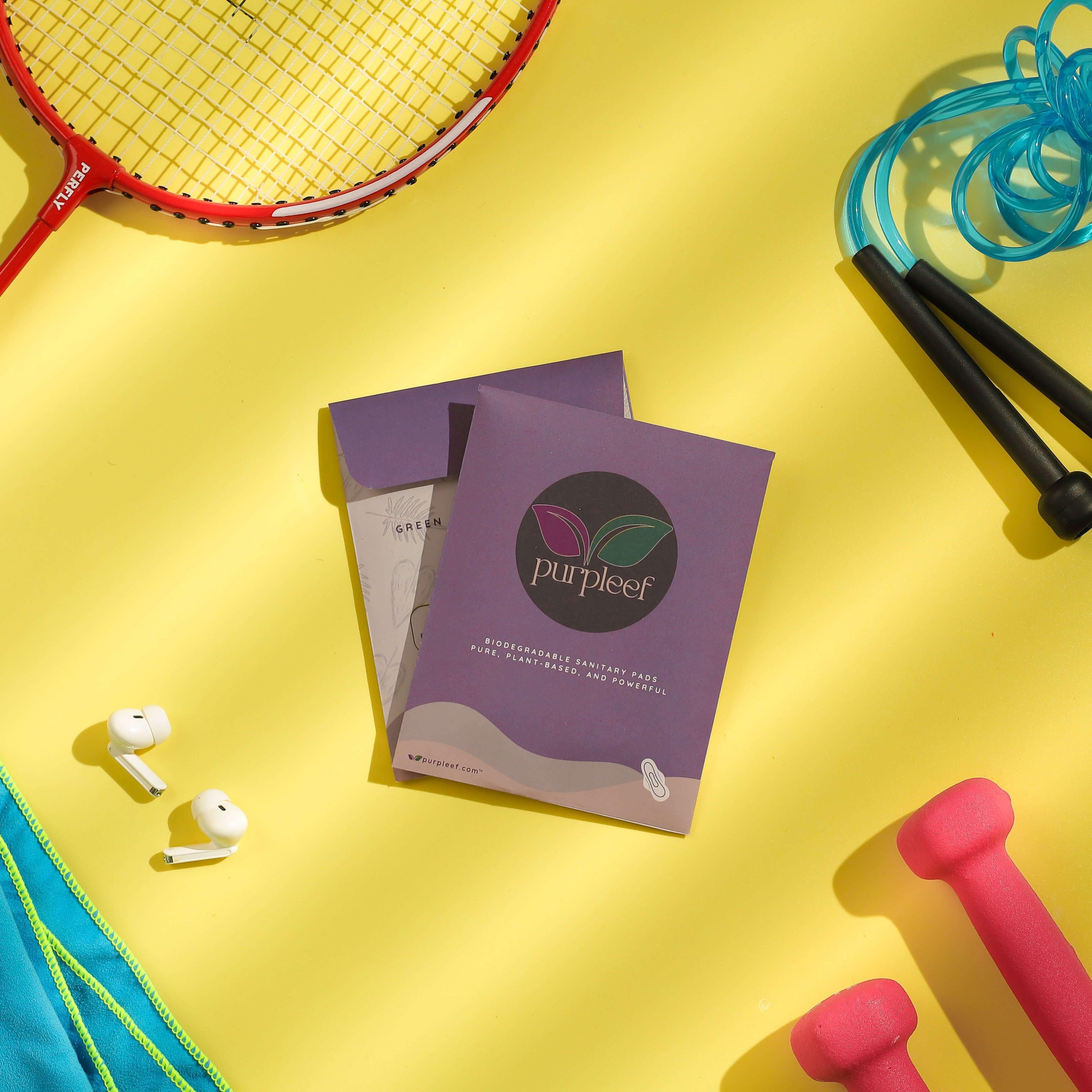 Bamboo & Corn Fiber Sanitary Pads by Purpleef | Plastic-Free