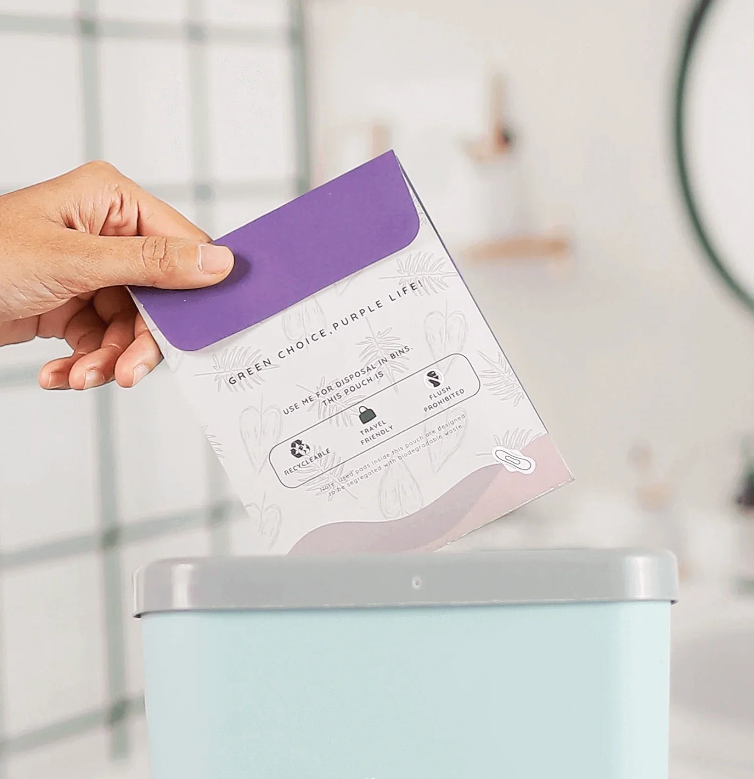 Bamboo & Corn Fiber Sanitary Pads by Purpleef | Plastic-Free